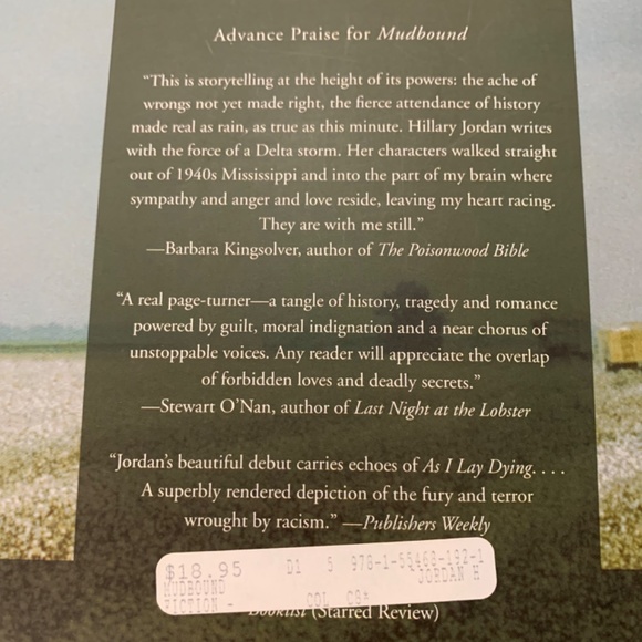 Book Mud Bound by Hillary Jordan - Picture 3 of 4